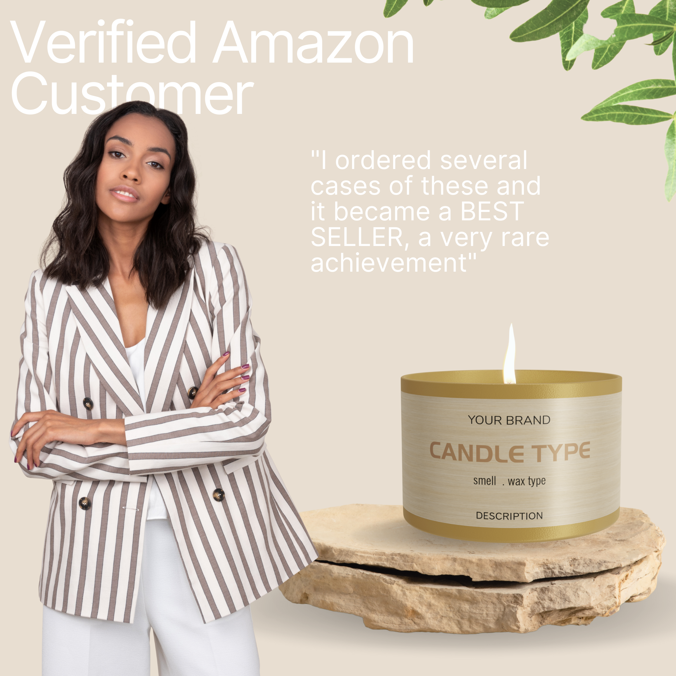 True Candle - Wholesale Candle Holder - True Candle 24 4oz Candle tins - Gold5