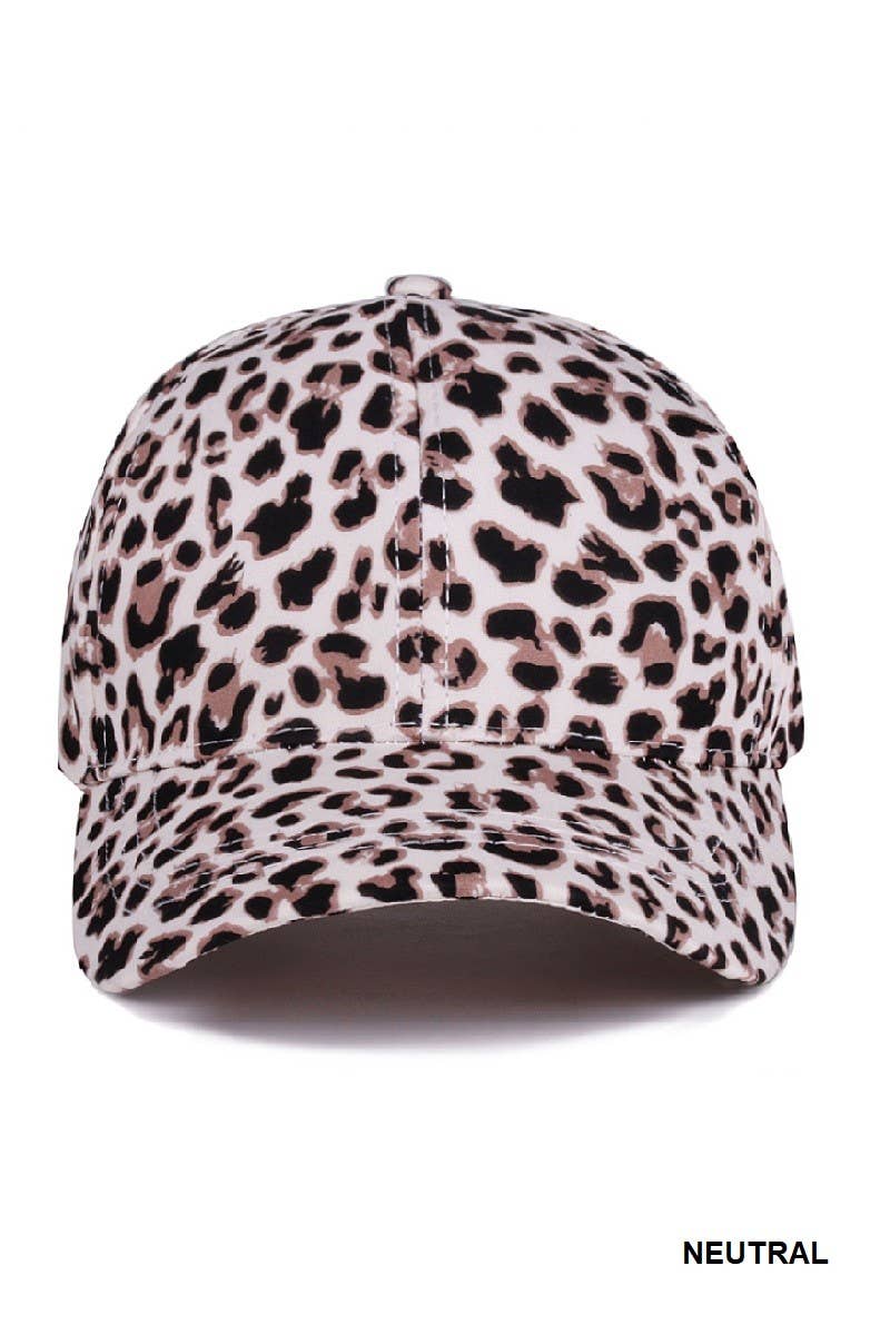 Vanilla Monkey - Wholesale Baseball Cap - Women's - Leopard Pattern Baseball Cap1