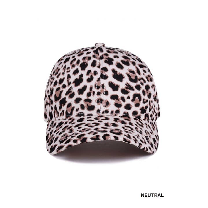 Vanilla Monkey - Wholesale Baseball Cap - Women's - Leopard Pattern Baseball Cap1