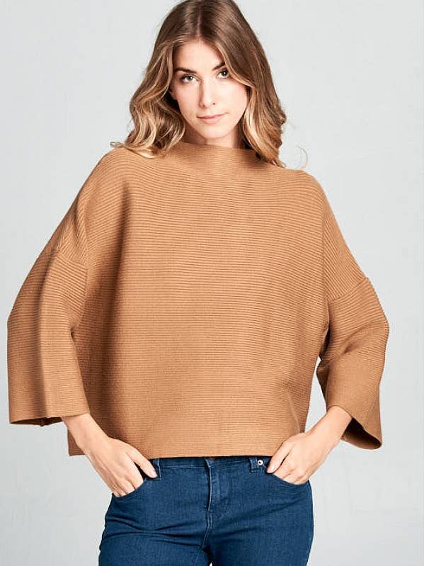 JT-5002-6 NOT YOUR CASUAL TOP CAMEL for wholesale by Ellison