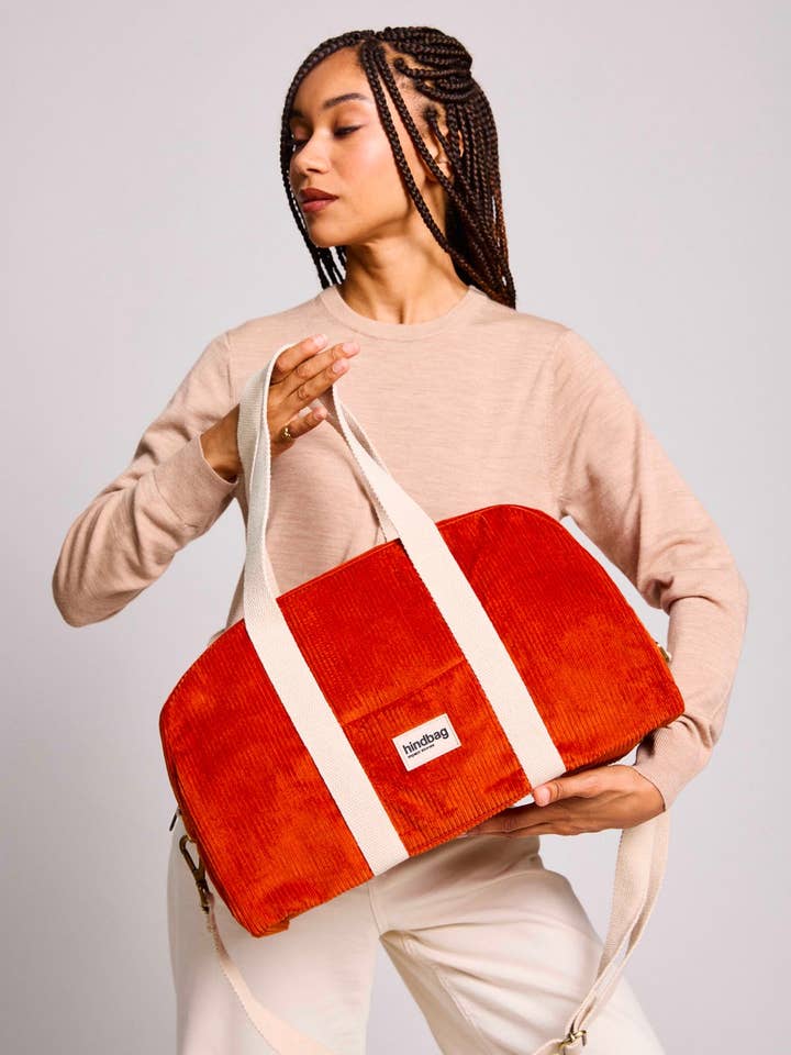 Charlie Brick Velvet Bowling Bag for wholesale by Hindbag