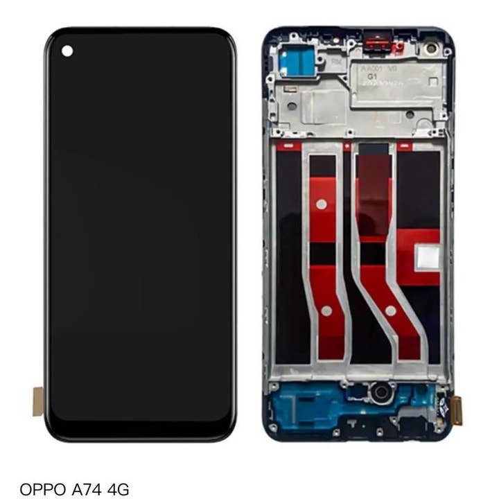Original Full Screen For Oppo A74 4G With Frame for wholesale by Repuestos Infotec