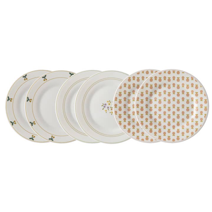 EA920AS Set de 6 assiettes à dessert Emile & Ida pour la vente par Petit Jour Paris