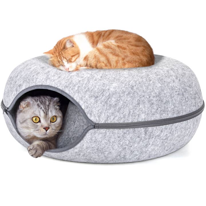 Nobleza - Venta al por mayor Cama - Gatos - Nobleza - Casa túnel para gatos en forma de rosquilla