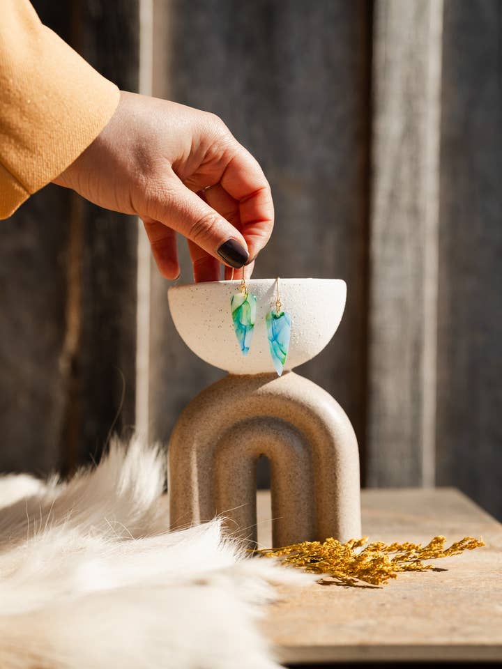 Cyan - Dague pour la vente par ReynaBee Clay Co