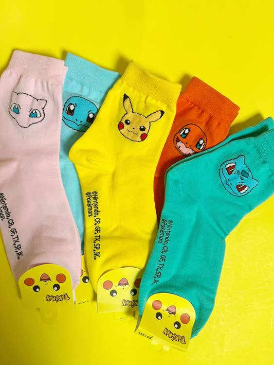 K-Wonderland - Wholesale Socks - Women's - Pokémon Character Silky Cotton women Socks13