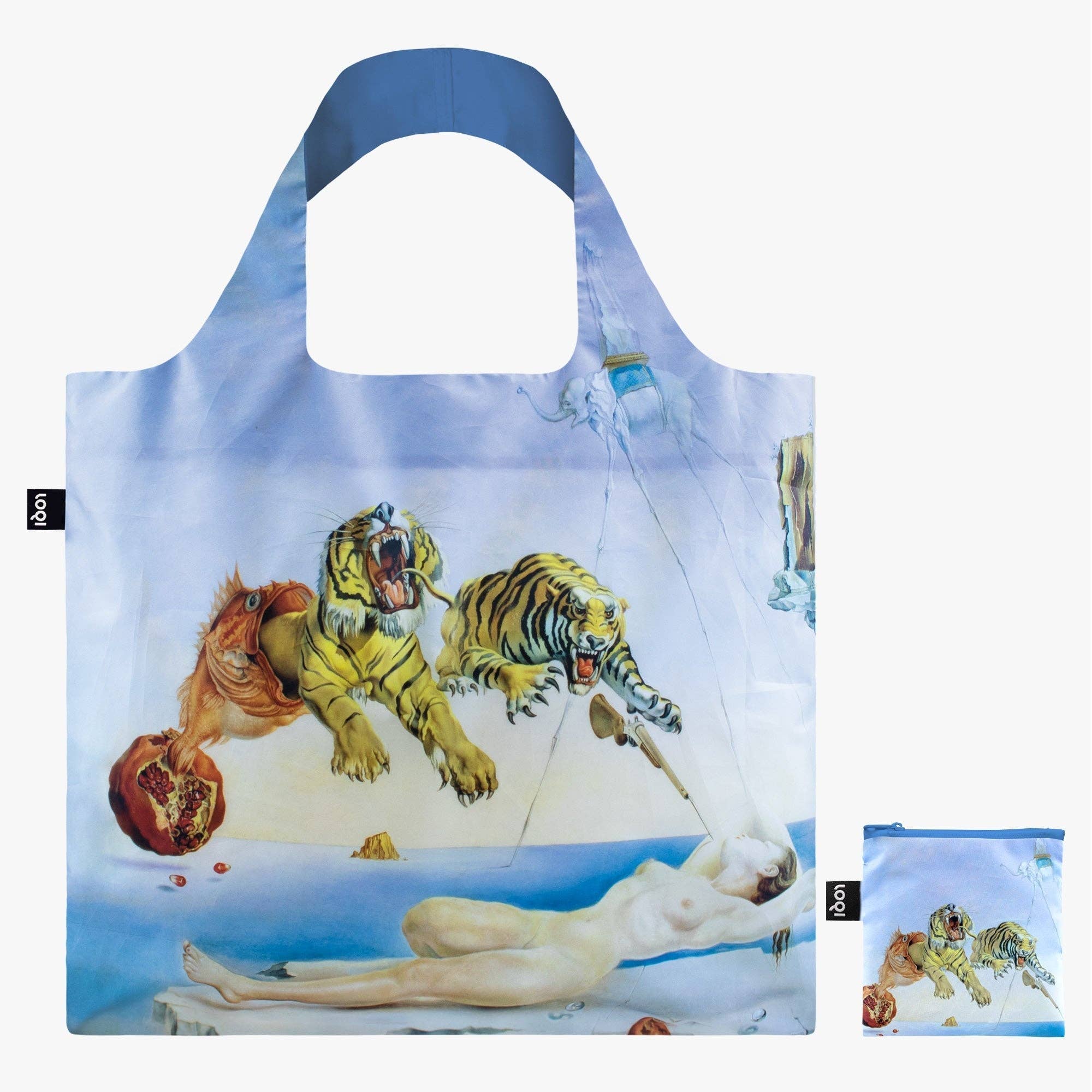 LOQI LLC - Wholesale Tote Bag - Unisex - SALVADOR DALI Dream Caused by the Flight of a Bee Recycled Bag0