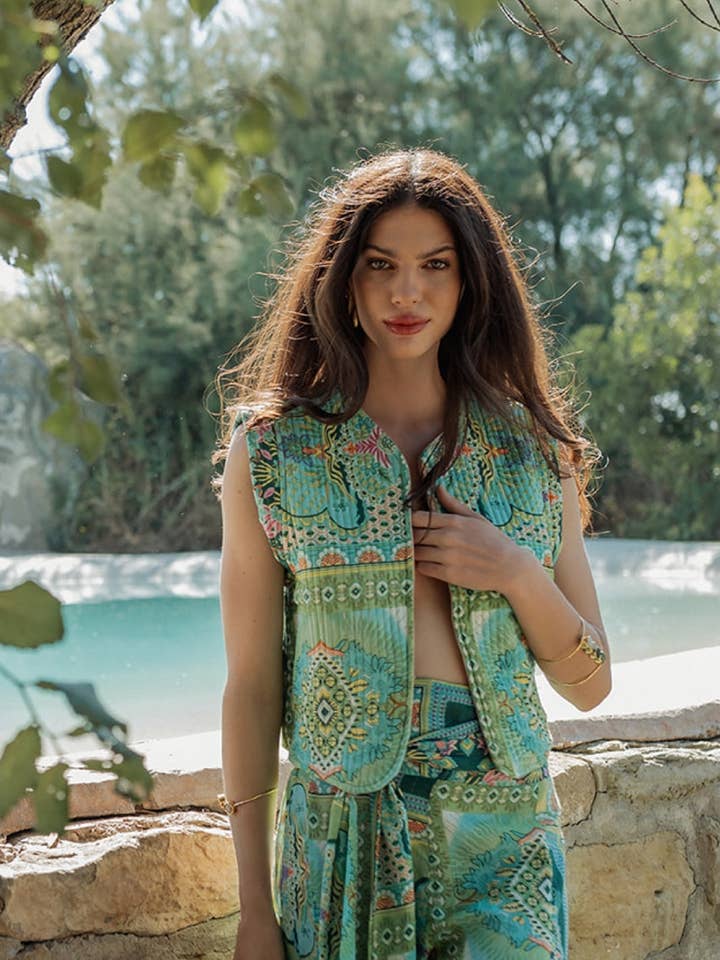 MAUI GROEN VEST voor wholesale door Piti Cuiti