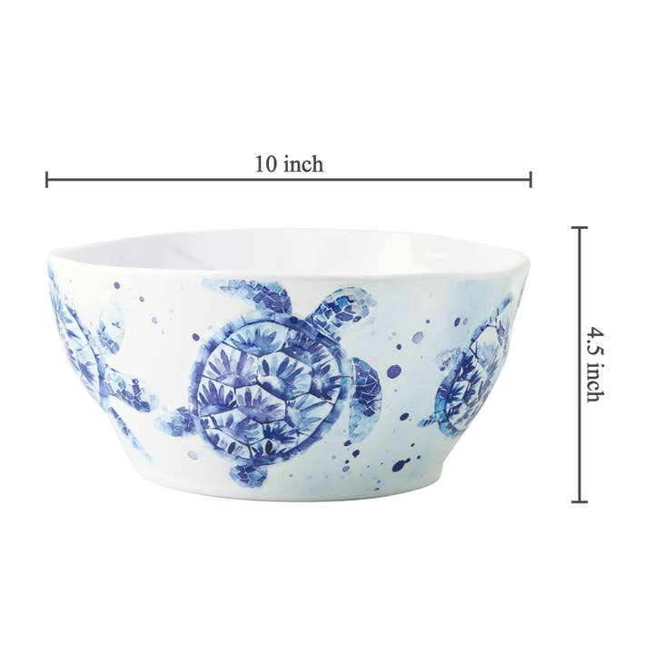 Supreme Housewares - Wholesale Serve Bowl - Indigo 10" Melamine Serving Bowl