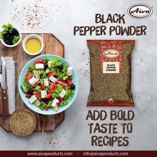 Aiva Products - Wholesale Dried Spice - Black Pepper Coarse Ground4