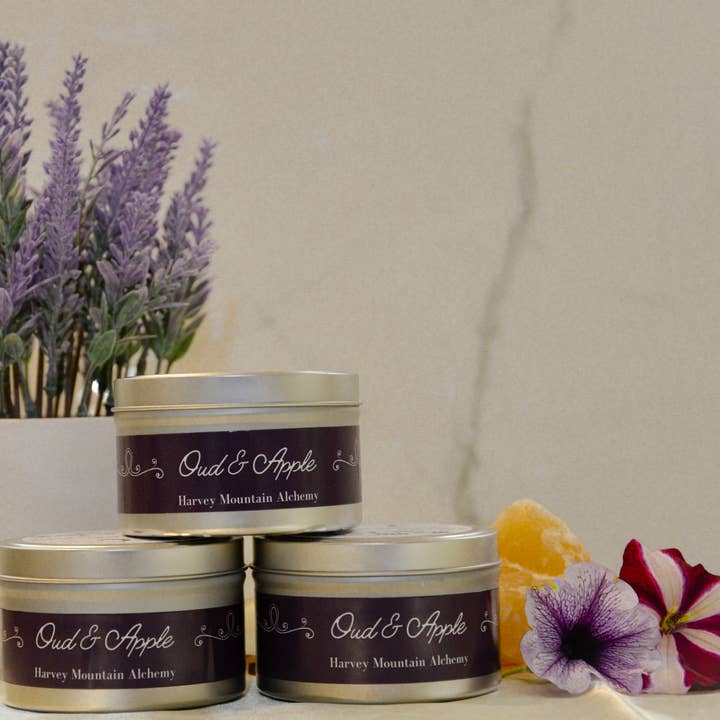 Oud & Apple (5 oz) for wholesale by Harvey Mountain Alchemy