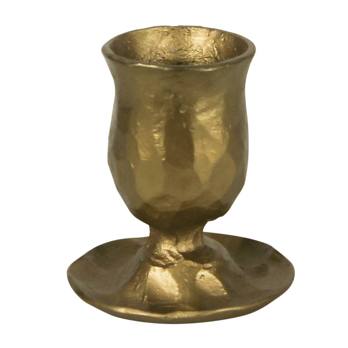 HomArt - Vente Bougeoirs - Bougeoir court Clarke en laiton avec détails forgés à la main0