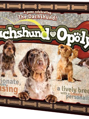 Dachshund Opoly - A game celebrating the Dachshund for wholesale by Cheatwell Games