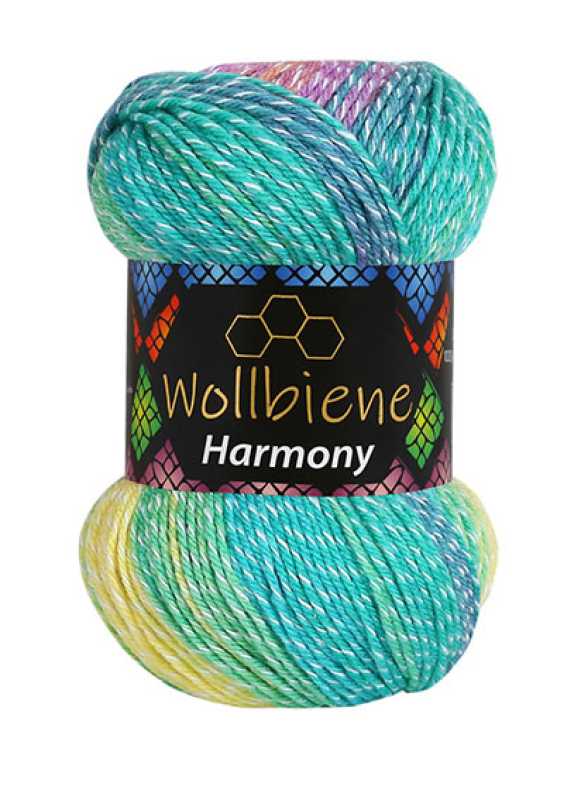 Wollbiene - Venta al por mayor Hilos - Lana degradada Wollbiene Harmony Batik 100gr10