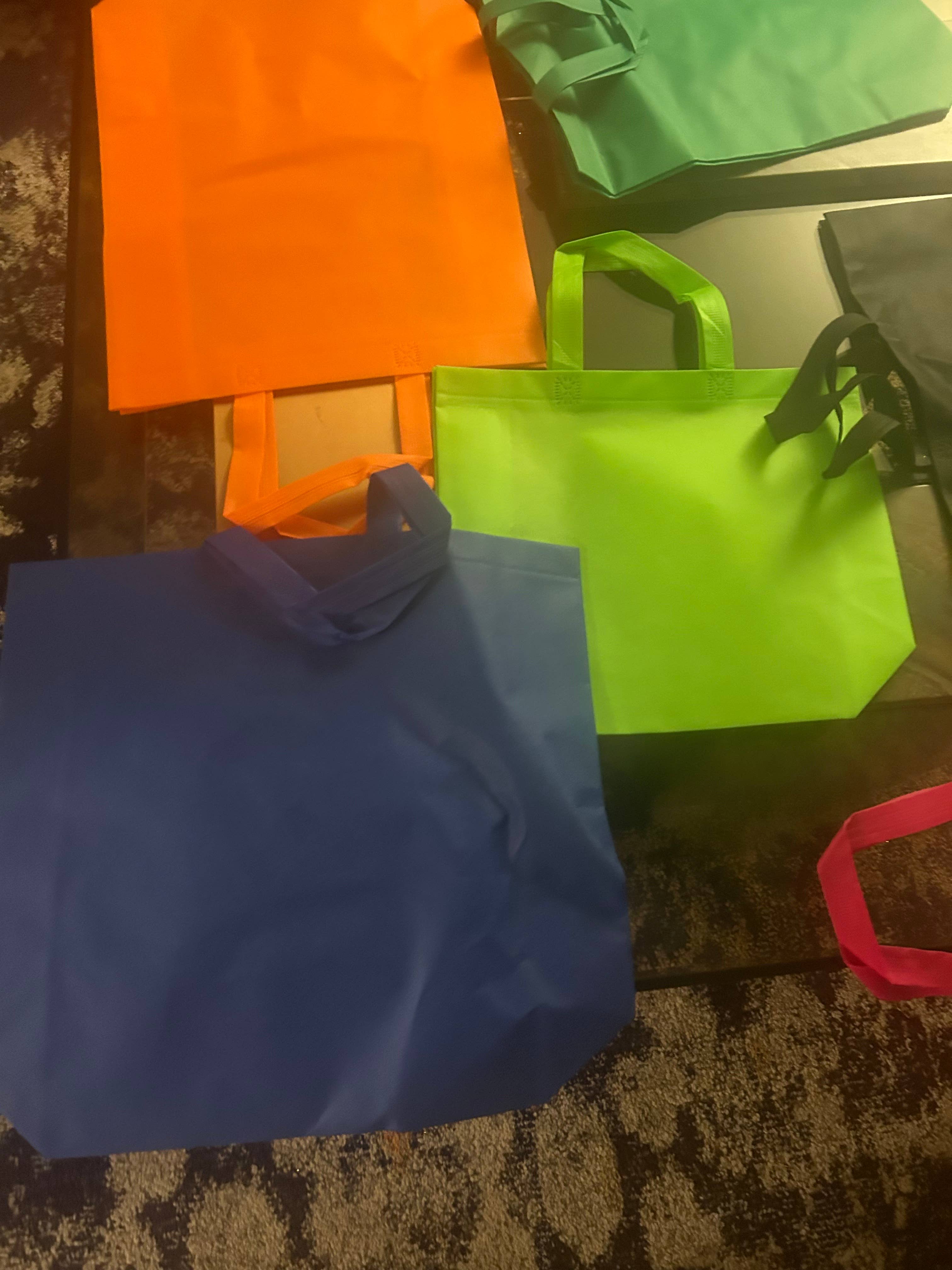 SugarQuoteMeNot LLC - Vendita all'ingrosso Borsa per shopping/spesa - 👀.75 centesimi**BRAND ME**Borsa per la spesa ecologica riutilizzabile in tessuto non tessuto13