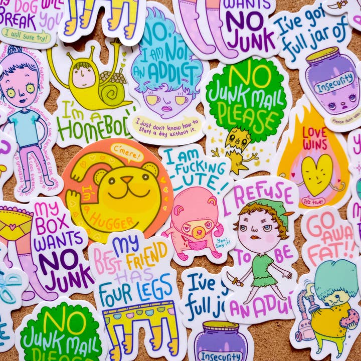 Chika Ando Illustration - Wholesale Phone & Laptop Stickers - Fucking Cute Sticker3