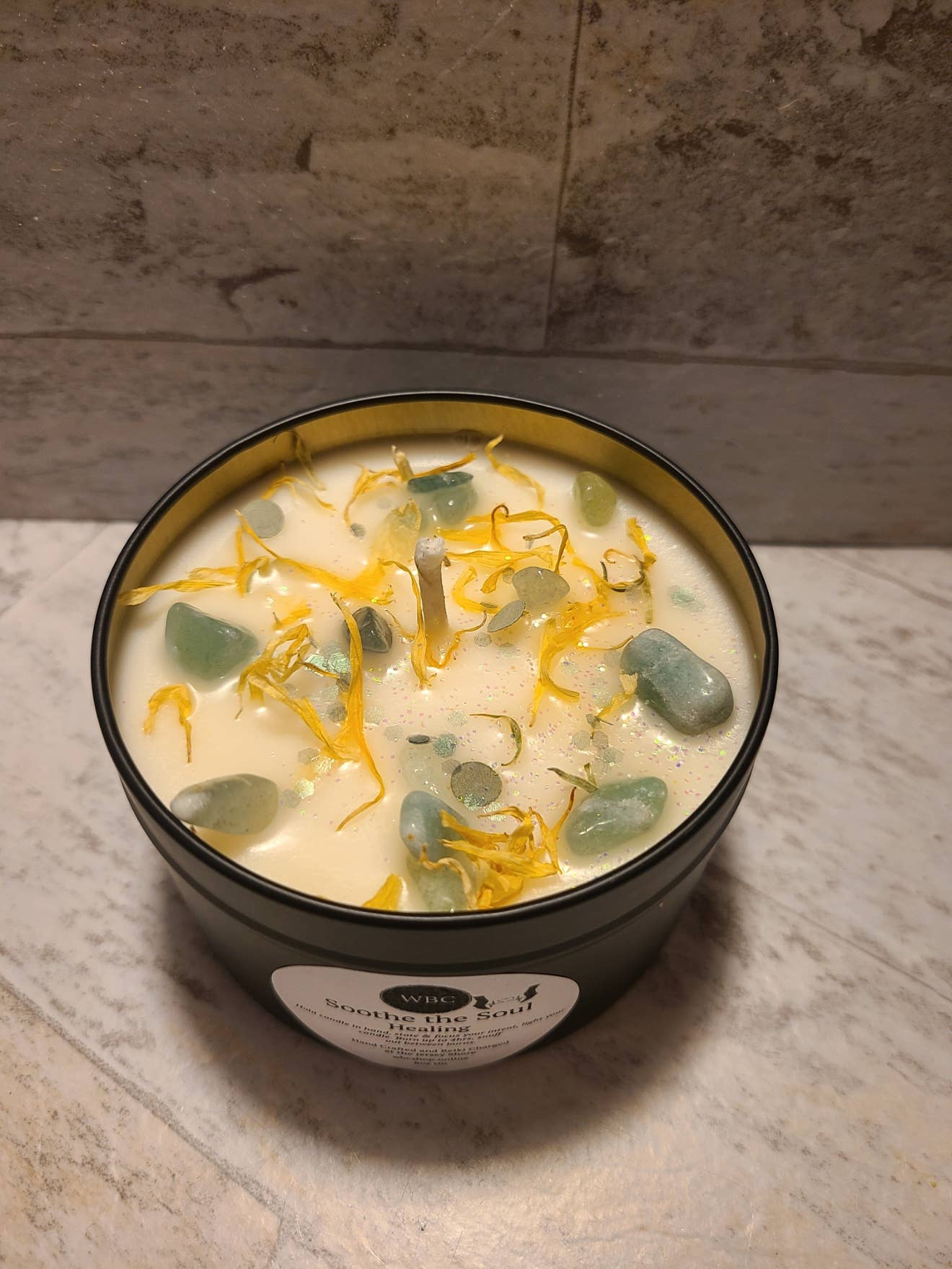 WBC Shops - Wholesale Travel Candles - Soothe the Soul, Energy Work, 8oz Intention Soy Candles2