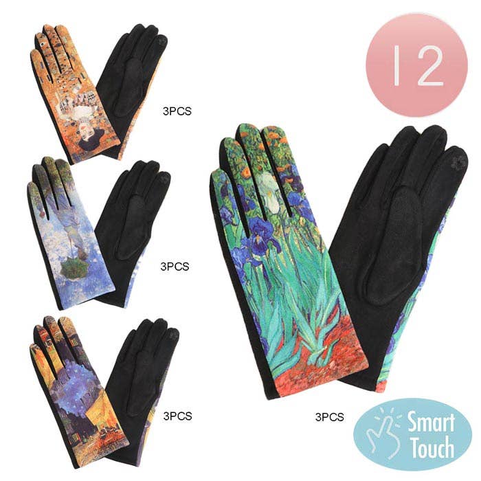 Painting Printed Smart Gloves for wholesale by Shopping2help