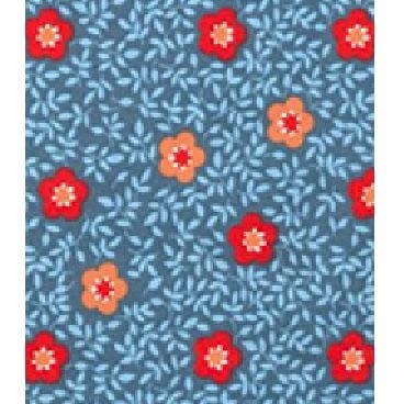 Bolsa para Telemóvel com Estampa de Flores Vermelhas e Laranja por atacado de The Hare And The Moon