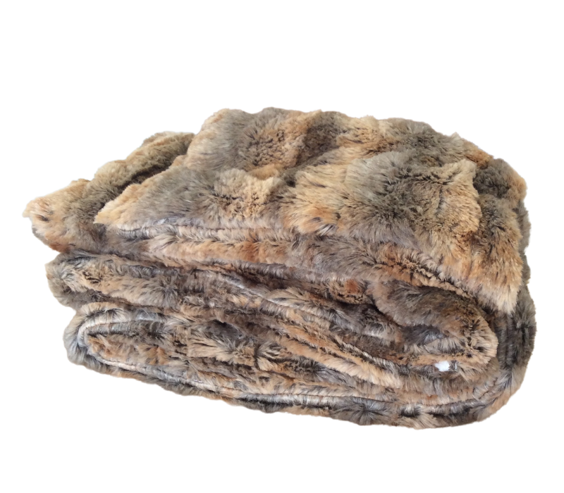 Duke Imports - Wholesale Scarf - Women's - "Cedar Bark" Faux Fur Pocket Scarf3