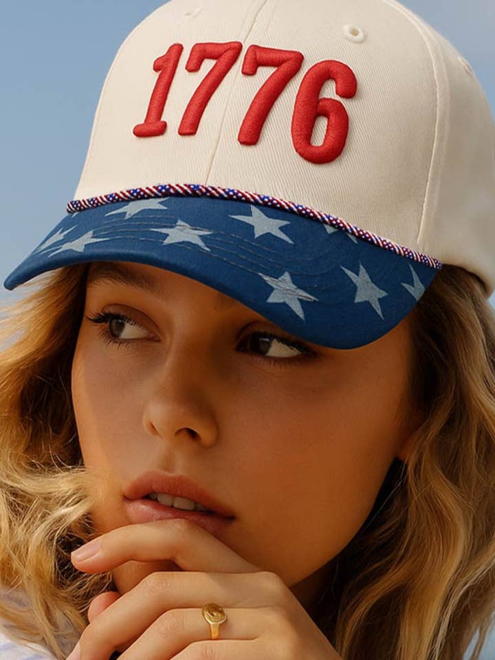 Cappello Ricamato 1776 per la vendita all'ingrosso da parte di Embellish Your Life