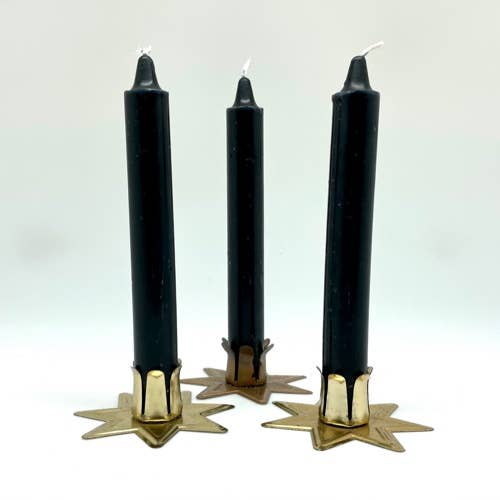 Ceridwen’s - Vendita all'ingrosso Candele cilindriche/candelieri - Candela magica Black Ritual Spell - Set di 12