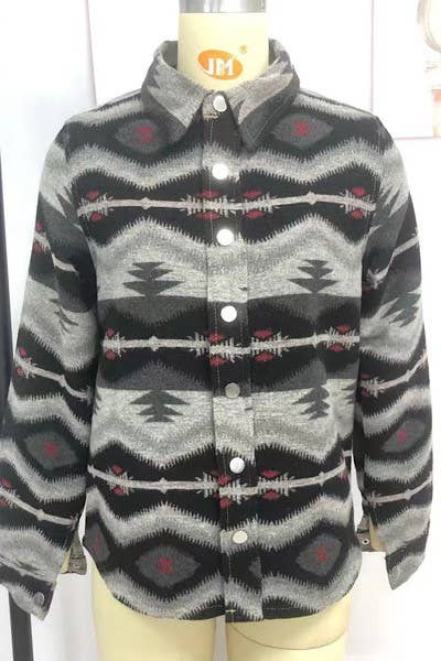 Miss Sparkling - Vendita all'ingrosso Giacca a camicia - Donna - Giacca Western in stile coperta5