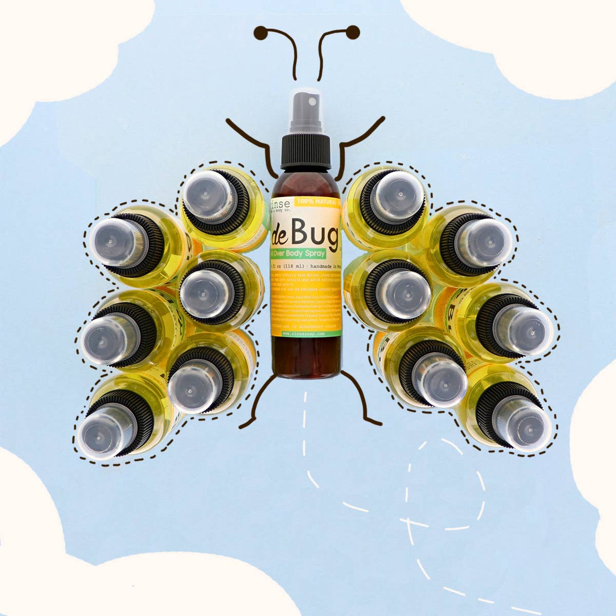 Rinse Bath Body Inc - Wholesale Insect Repellent - DeBug Spray- Natural Bug Repellant | Summer Must-Have2
