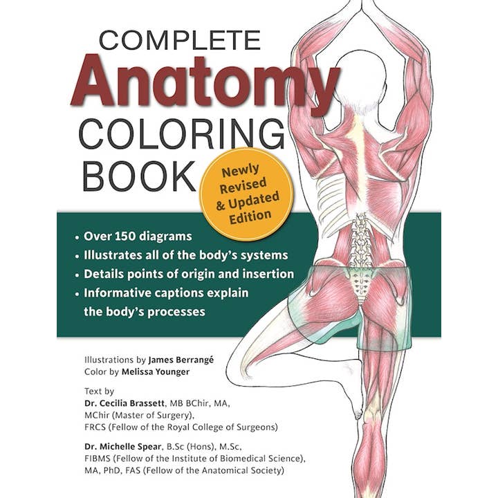 Fox Chapel Publishing - Wholesale Coloring Book - Adult - Complete Anatomy Coloring Book