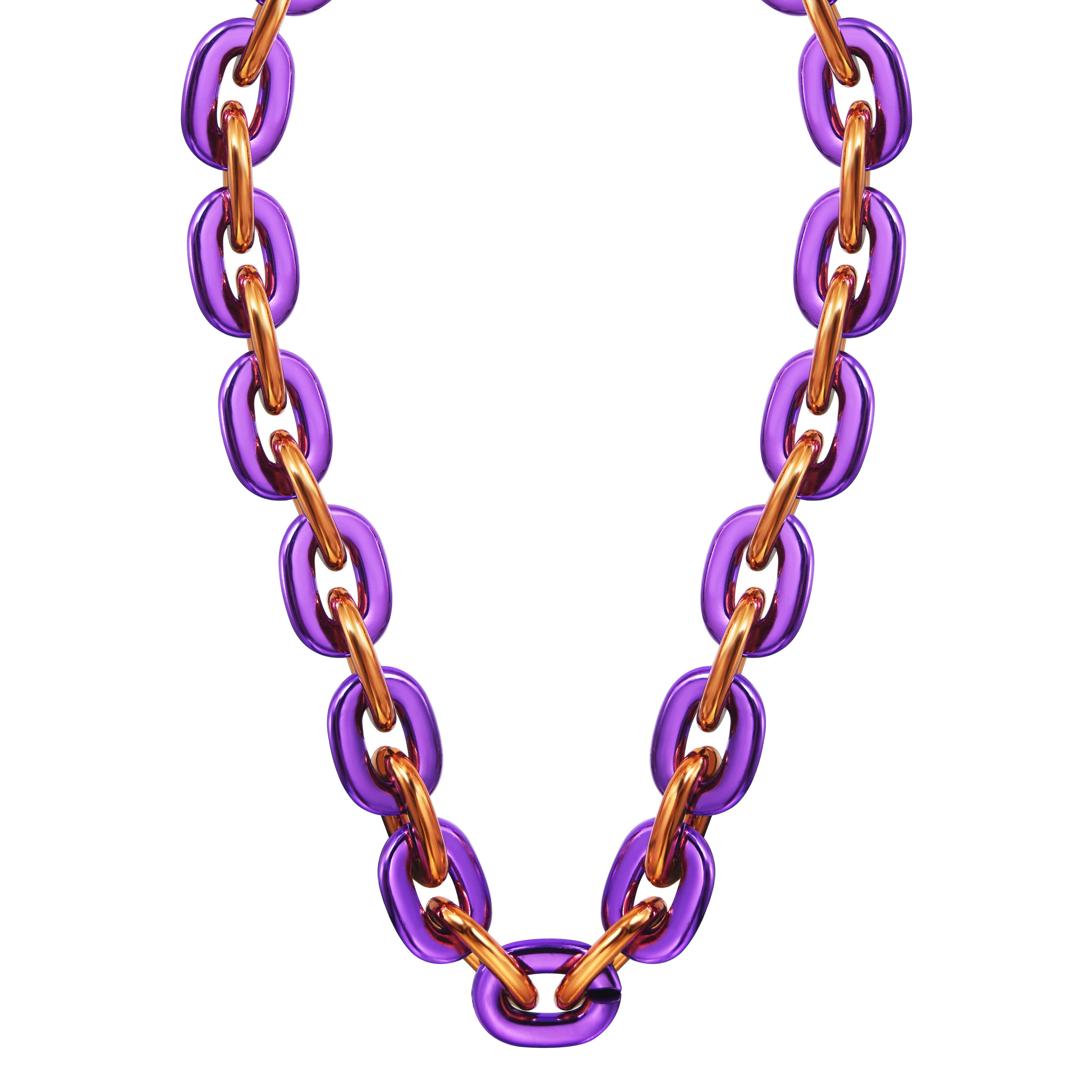 Simran International - Wholesale Link & Chain Necklace - Jumbo Fan Chain Necklace4