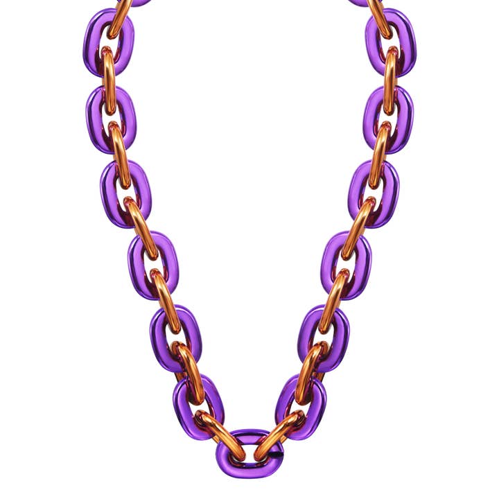 Simran International - Wholesale Link & Chain Necklace - Jumbo Fan Chain Necklace4