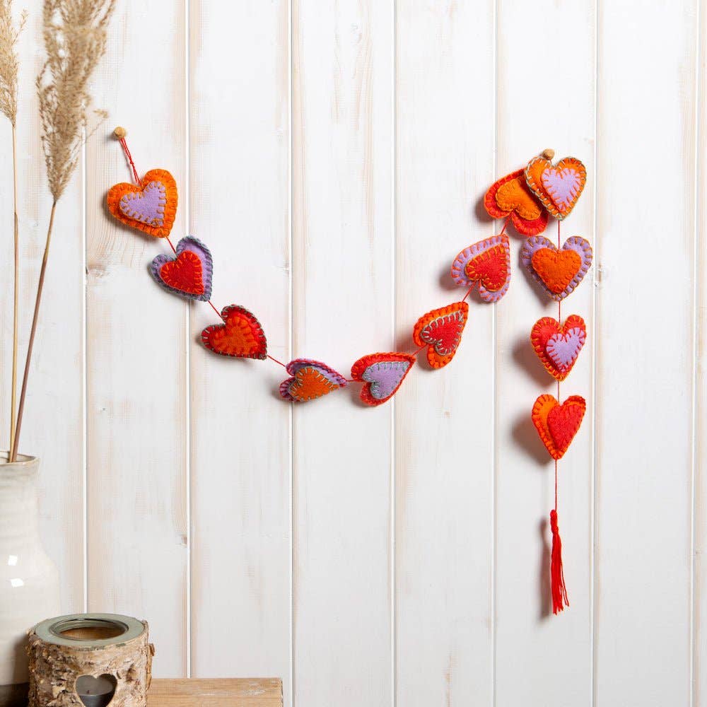 Wool Couture Company - Wholesale Craft Sewing Kit - Handful of Hearts Felt Craft Kit5