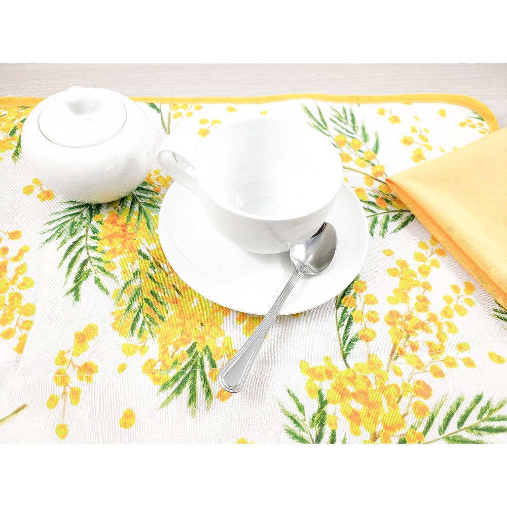 Almatex srl – wholesale Middags- och tygservett – Fylld frukostset MIMOSA3