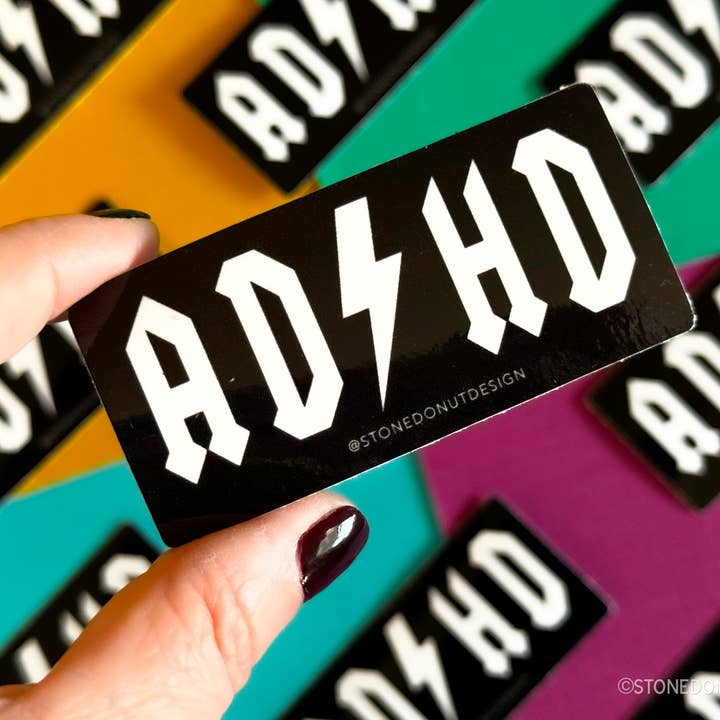 Stone Donut Design, LLC - Wholesale Sticker - ADHD Vinyl Sticker7