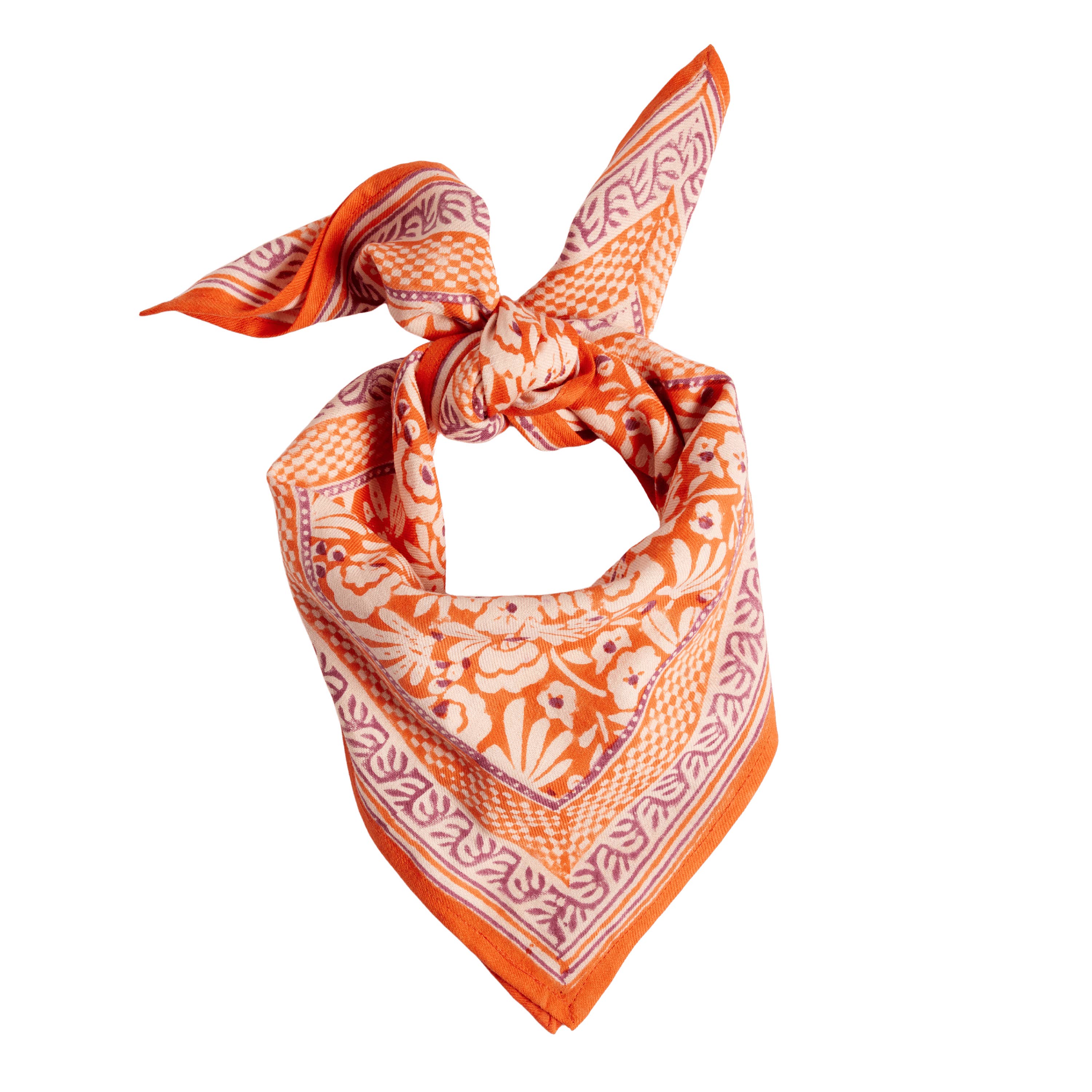 Bonheur du Jour - Wholesale Head Scarf - Women's - Indian Scarf Child - Iris Clementine