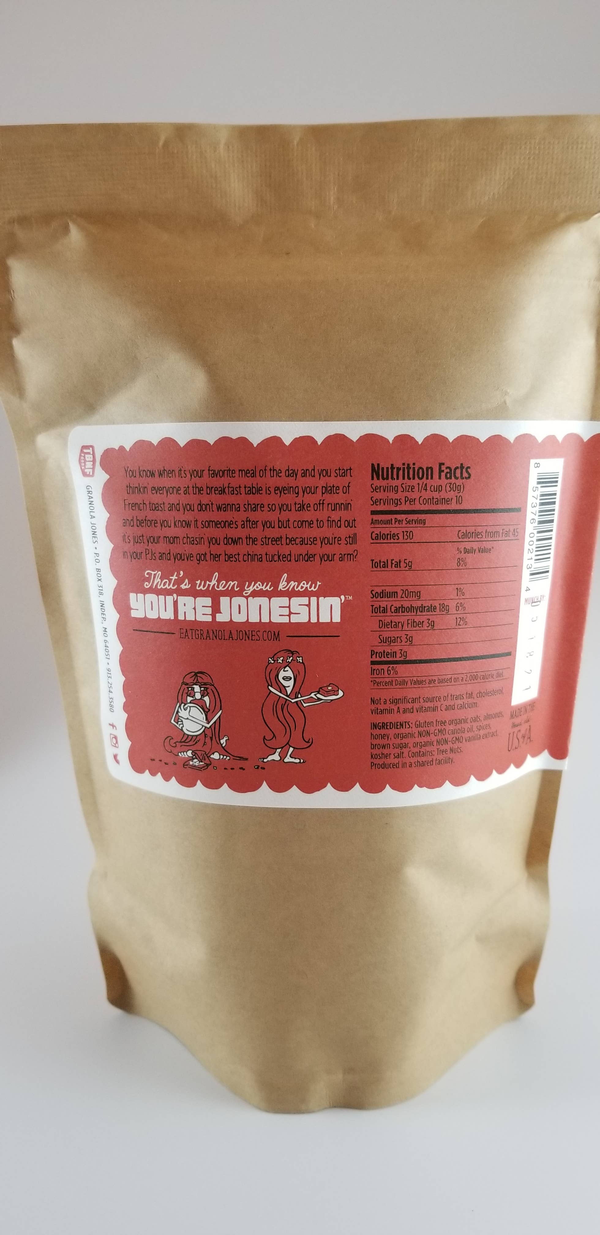 The Berry Nutty Farm - Wholesale Granola - French Toast Granola1