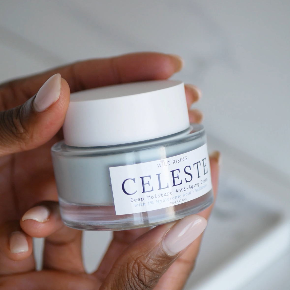 Wild Rising Skincare – wholesale Anti-aging moisturiser – Hyaluronic Acid Anti-Aging Face Cream1