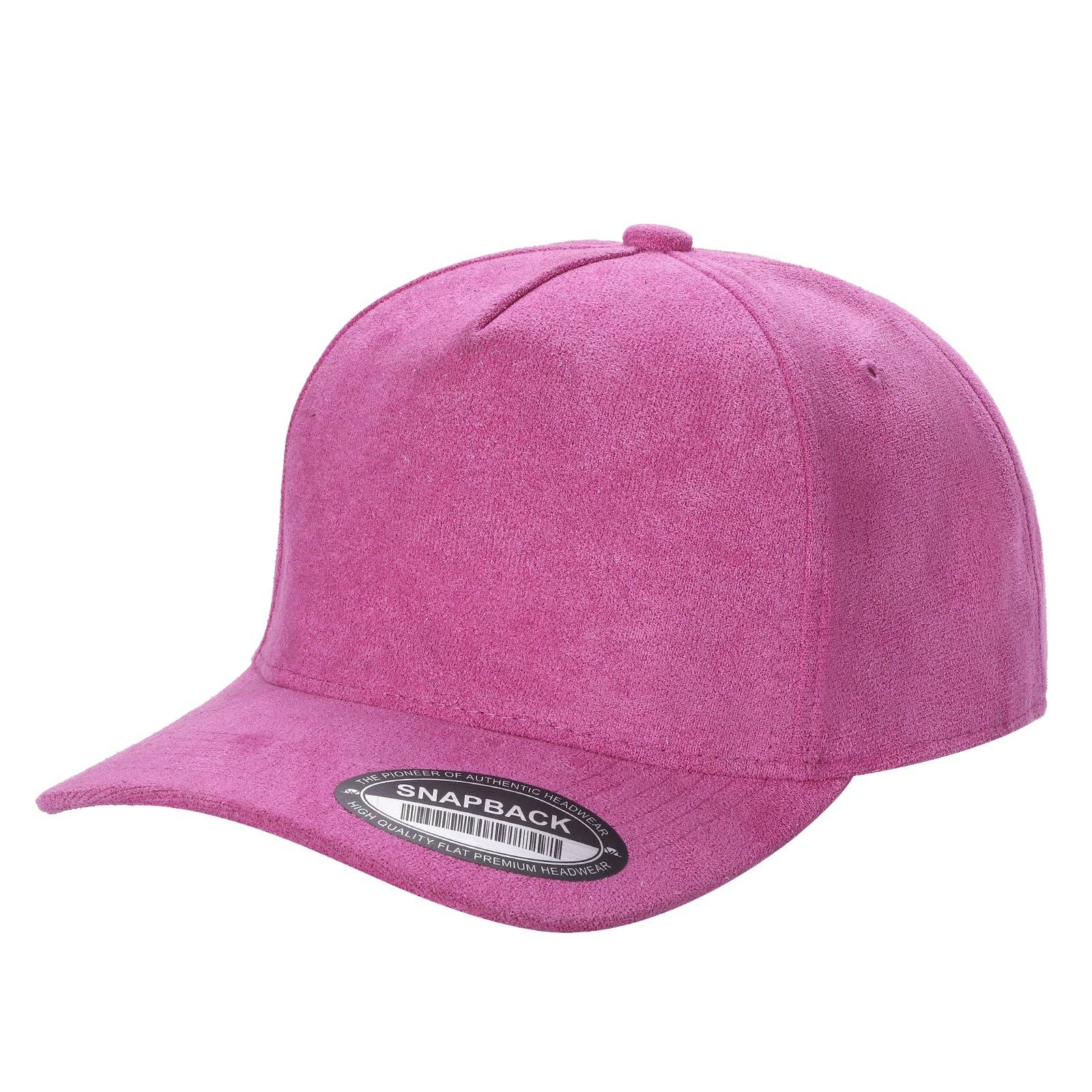 Burzip collection – wholesale Baseballkeps - Unisex – TC2>SUEDE SOLID 5-PANEL KEPSAR11