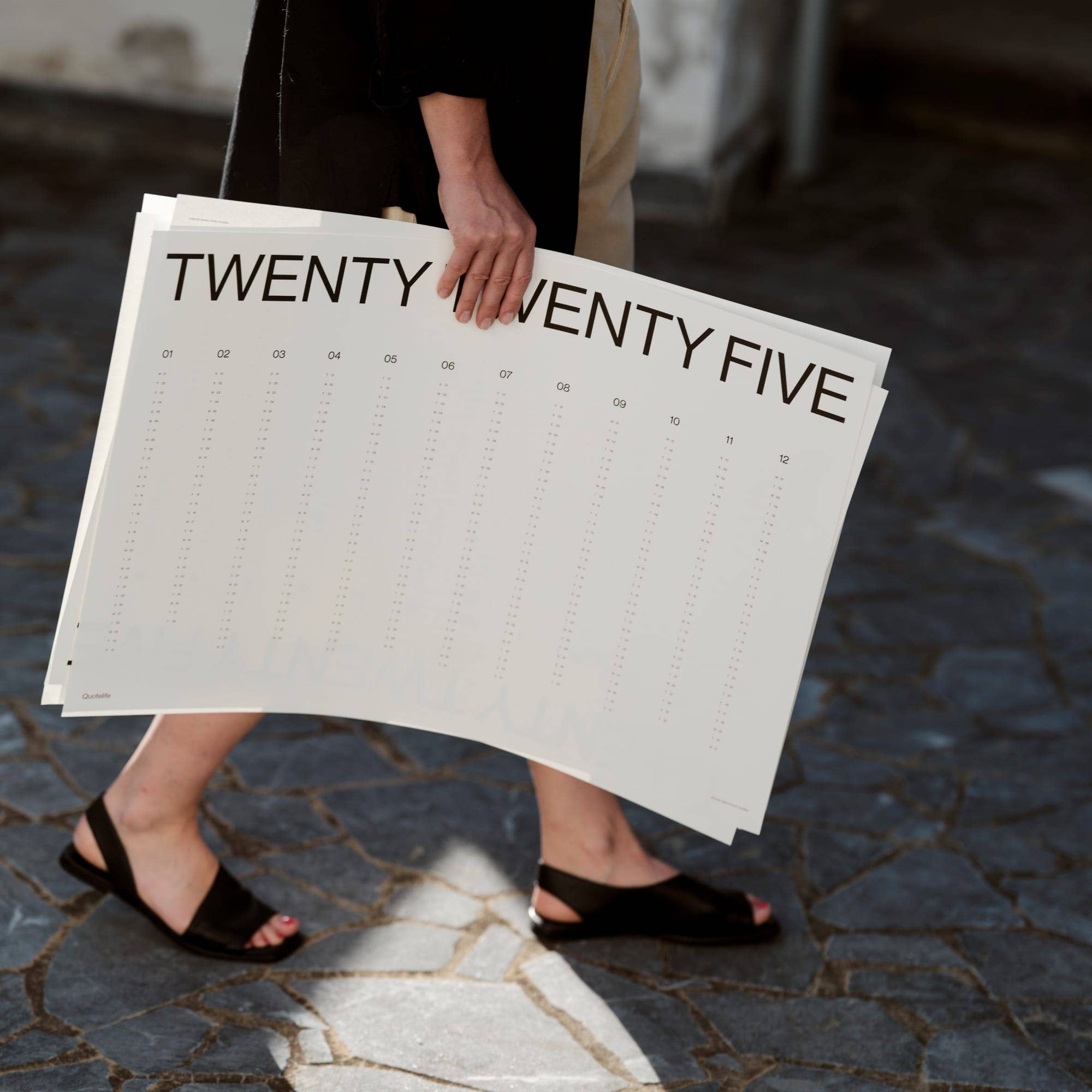 This Might Work - Wholesale Calendar - Minimalist 2026 Wall Planner - With tube1