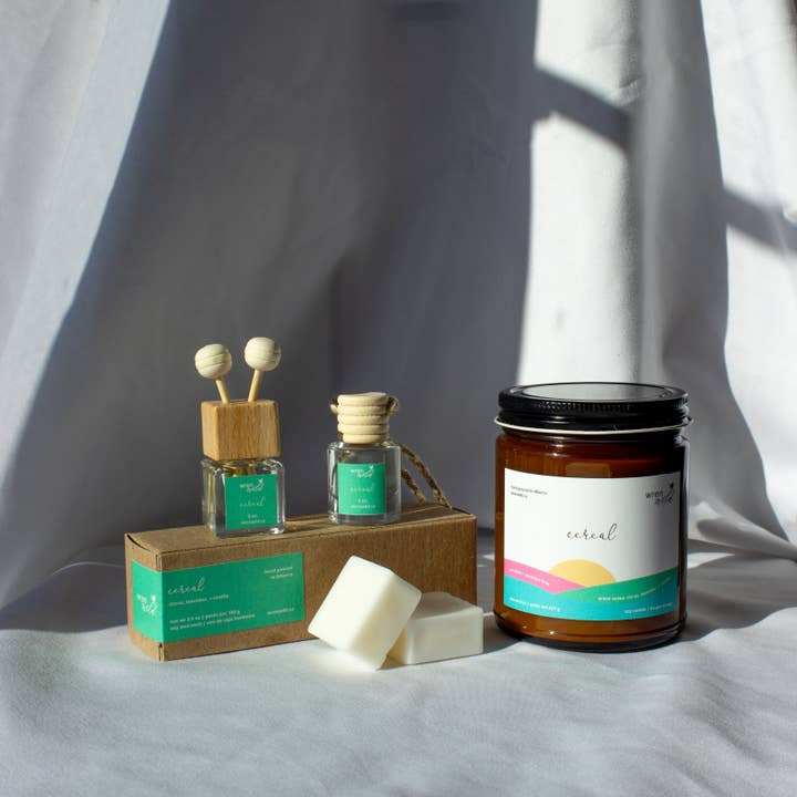 Cereal | citrus, lavender, + vanilla for wholesale by Wren Wild