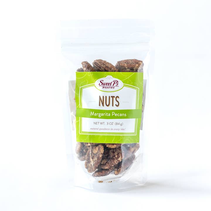 Candied Pecans - Margarita, 3 oz for wholesale by Sweet P’s