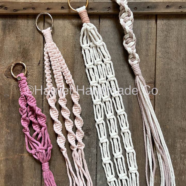 Sample Pack - Plant Hangers in 4 Styles, Random Colors for wholesale by Harriet Handmade Co.