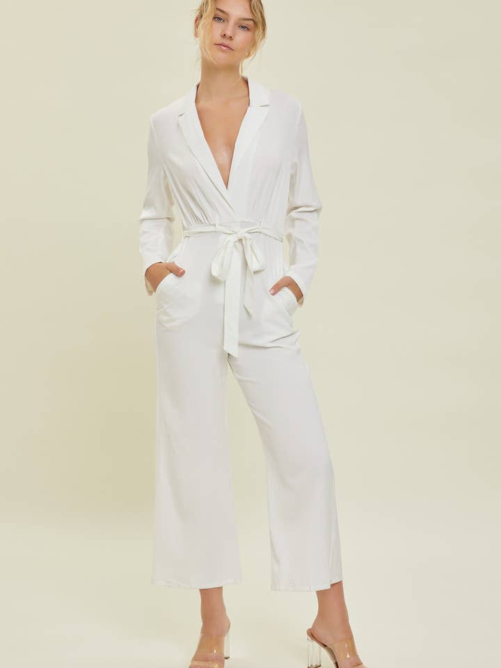 COMBINAISON À COL EN V PROFOND pour la vente par Baevely by Wellmade USA