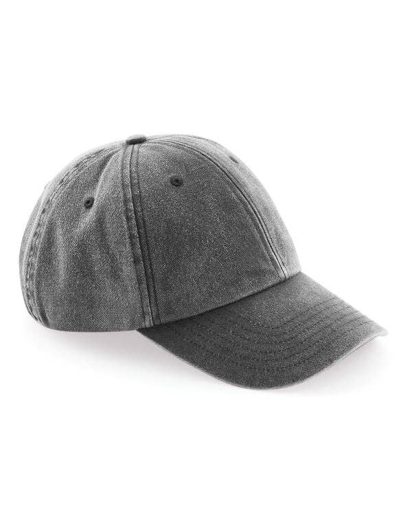 Logo Free Clothing - Wholesale Baseball Cap - Unisex - Beechfield Low Profile Vintage Cap | Unisex | Heavy Washed Cotton | 19 Colours | One Size1
