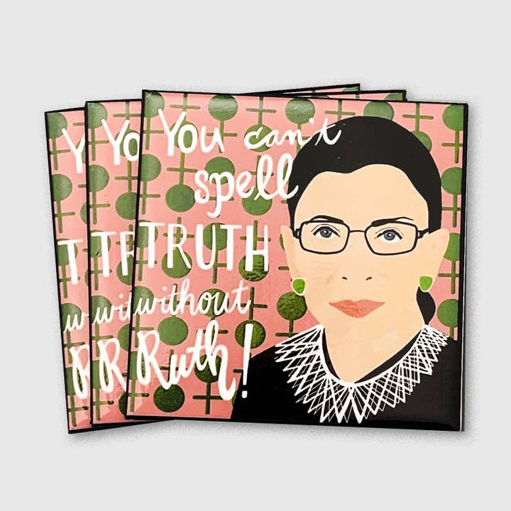 Vous ne pouvez pas épeler la vérité sans l'aimant Ruth RBG pour la vente par Citizen Ruth