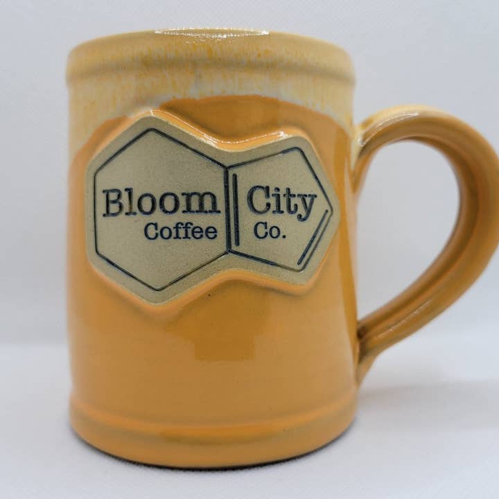 Apricot 14oz rancher mug for wholesale by Bloom City Coffee