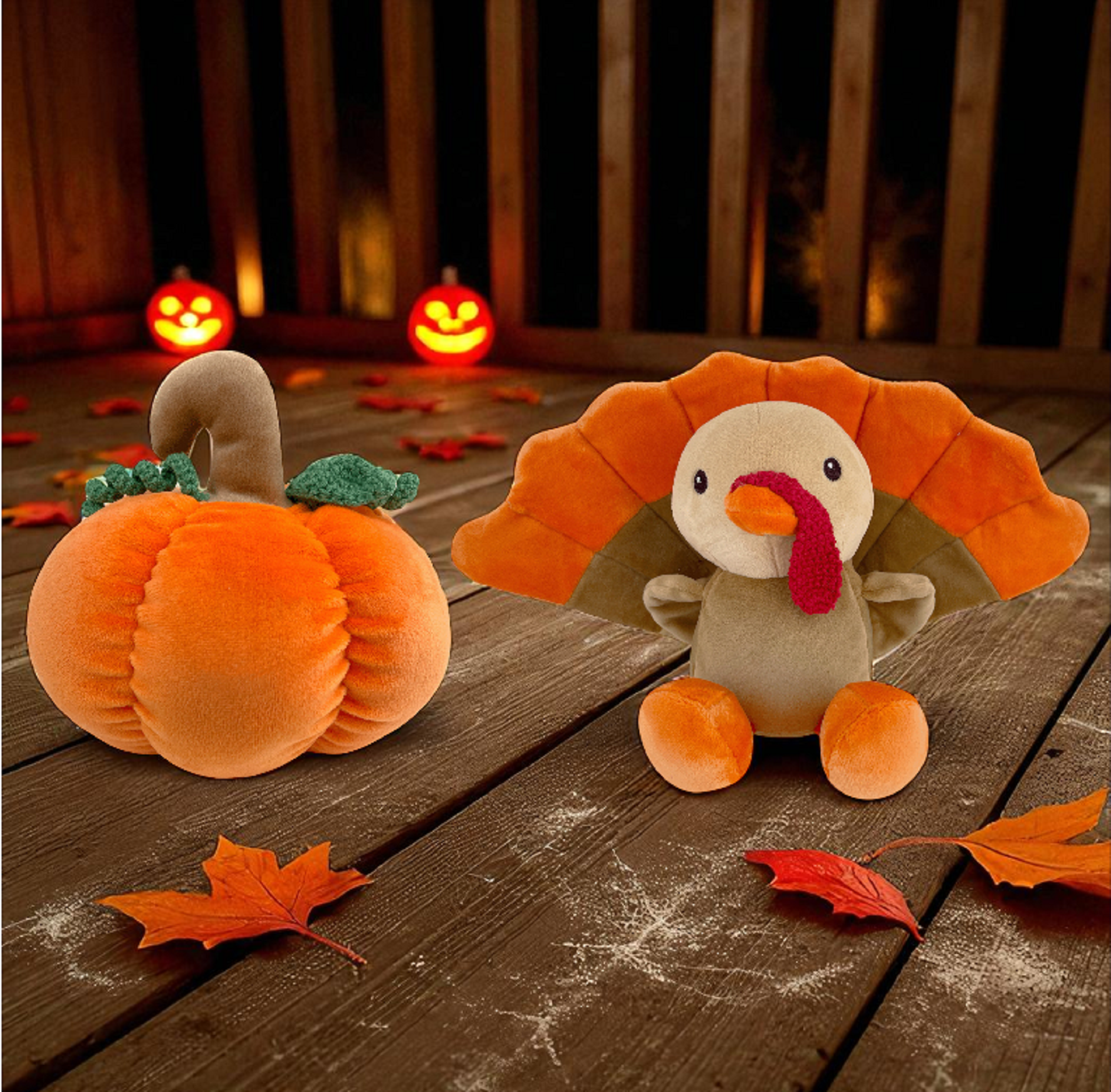 Petit Ami & Zubels - Wholesale Stuffed/Plush Toy - Kids & Baby - Gobbler the Turkey Plush Toy1