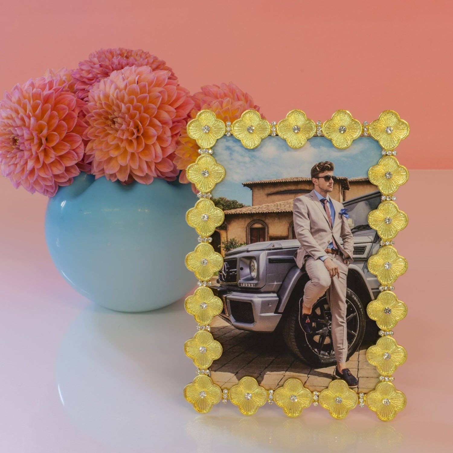 OLIVIA RIEGEL - Vente Cadres photos - Cadre Trèfle | Cadre Photo | Cadres Dorés | Cadres Argentés16