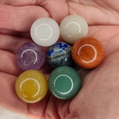 Feng Shui 7 Esferas em Pedra dos Chakras por atacado de Con Le Stelle