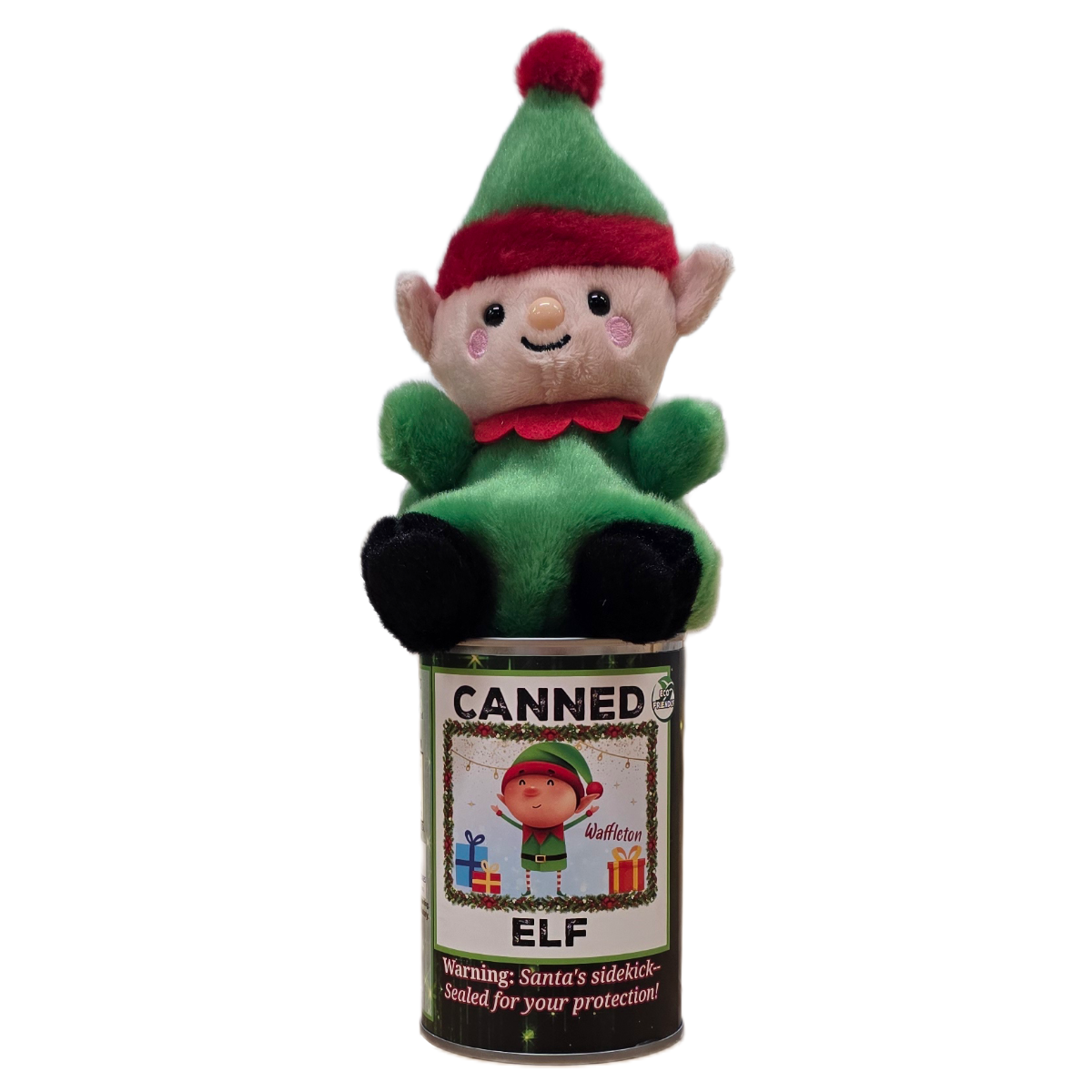 Canned Gifts - Wholesale Stuffed/Plush Toy - Kids & Baby - Canned Elf | Christmas Plush in a Can w/Jokes | Magical5